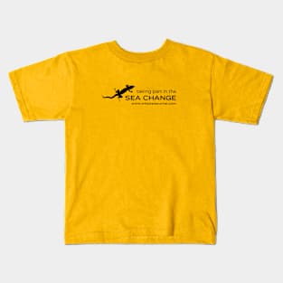 Taking Part in the Sea Change Whiptail Lizard Kids T-Shirt